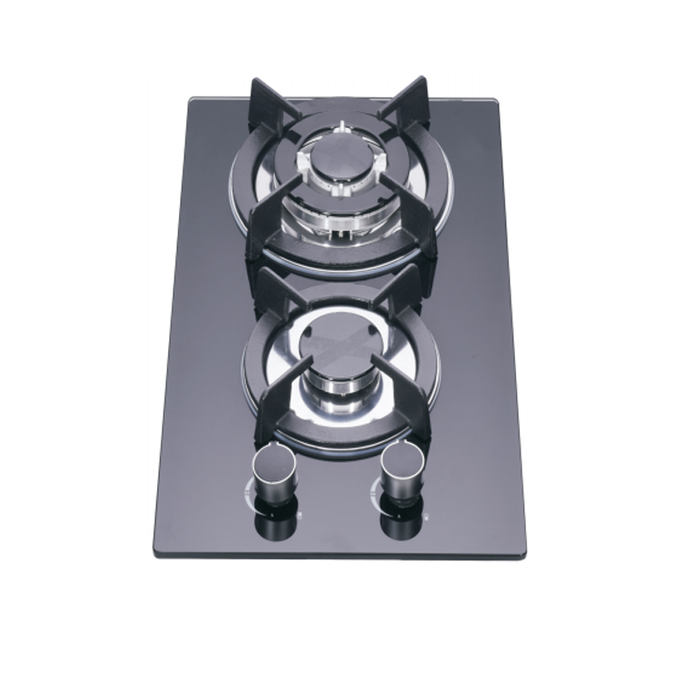 30cm glass gas hob